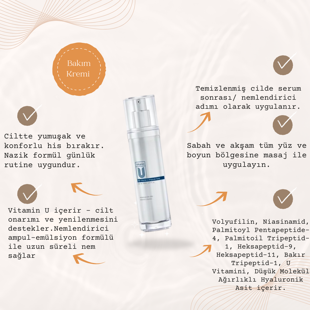 CUSKIN VIitamin U Ampoule Emulsion 130 ml. - Görsel 2